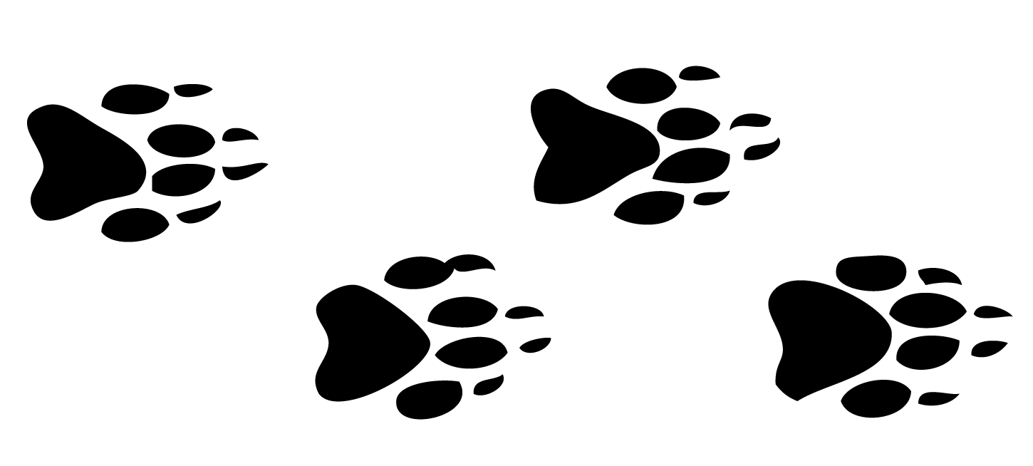 footprint clipart animal