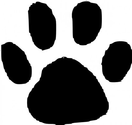 footprint clipart cheetah