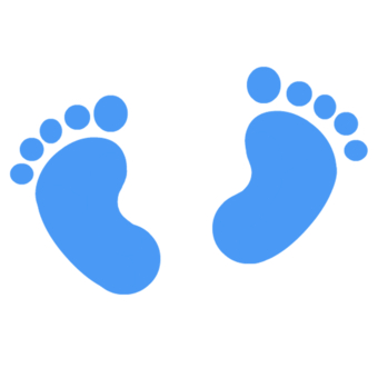 Footsteps clipart baby boy. Free footprints download clip
