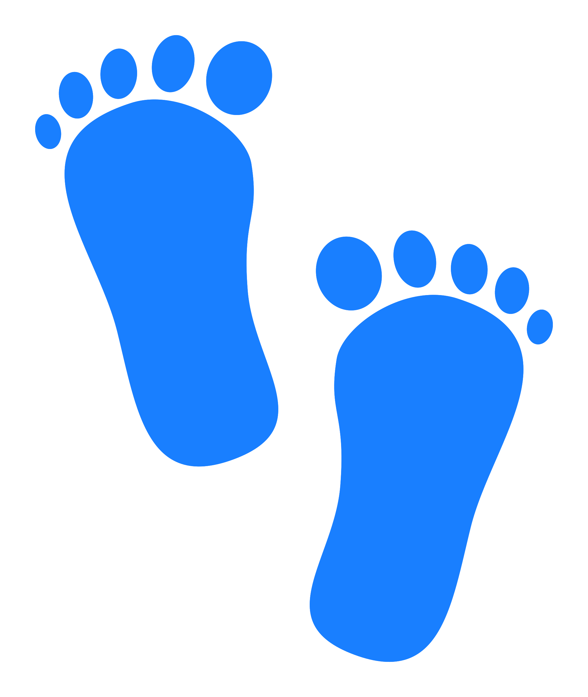 Picture #1143145 - footprint clipart colored. 