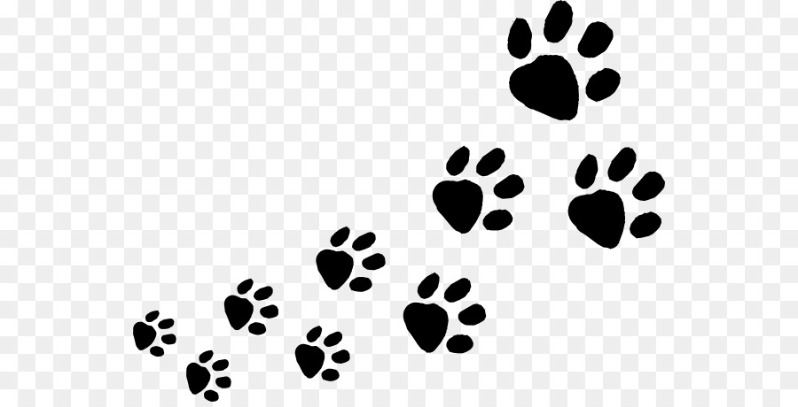 footprint clipart dog