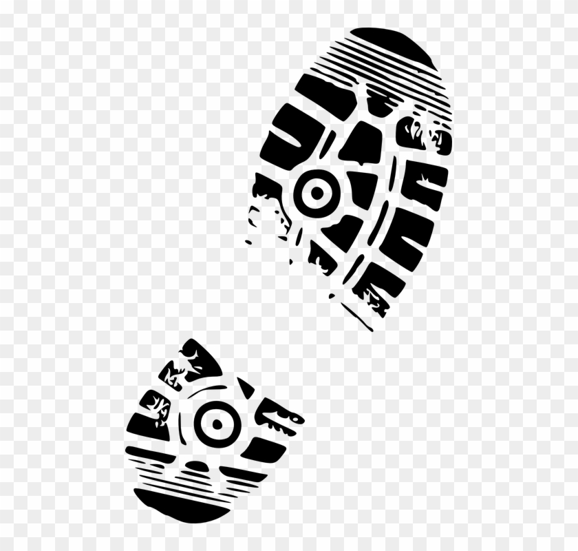 footprints clipart dress shoe