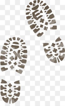 footprint clipart footprint trail
