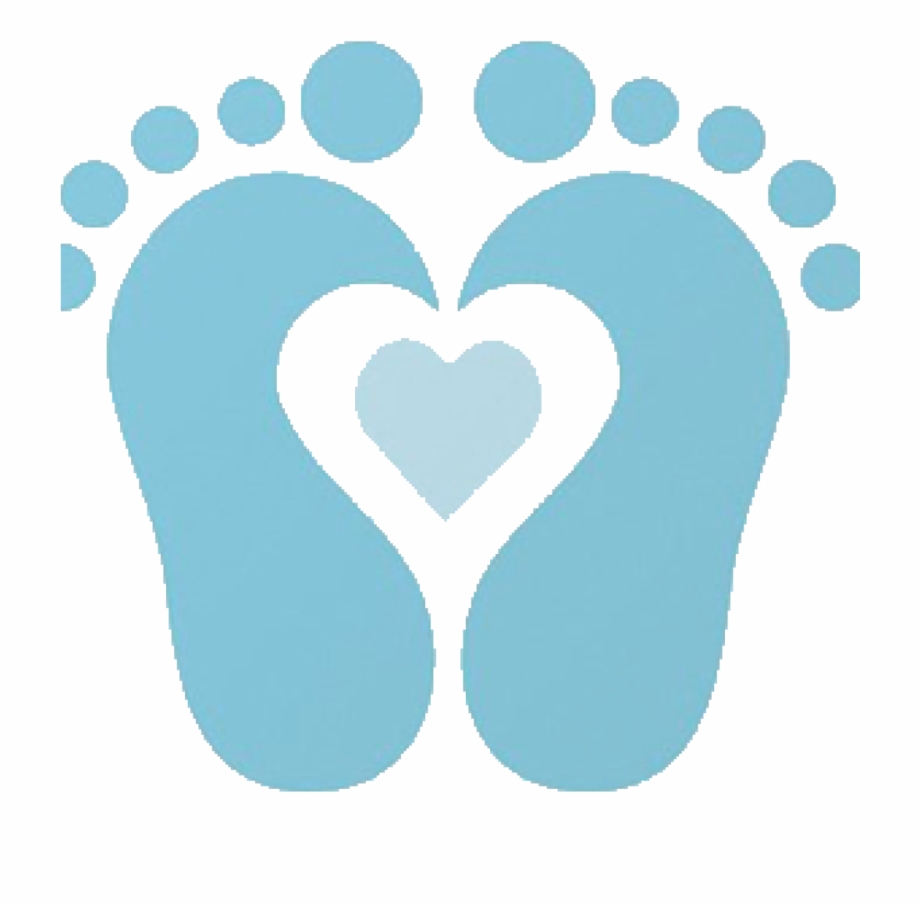footprint clipart heart