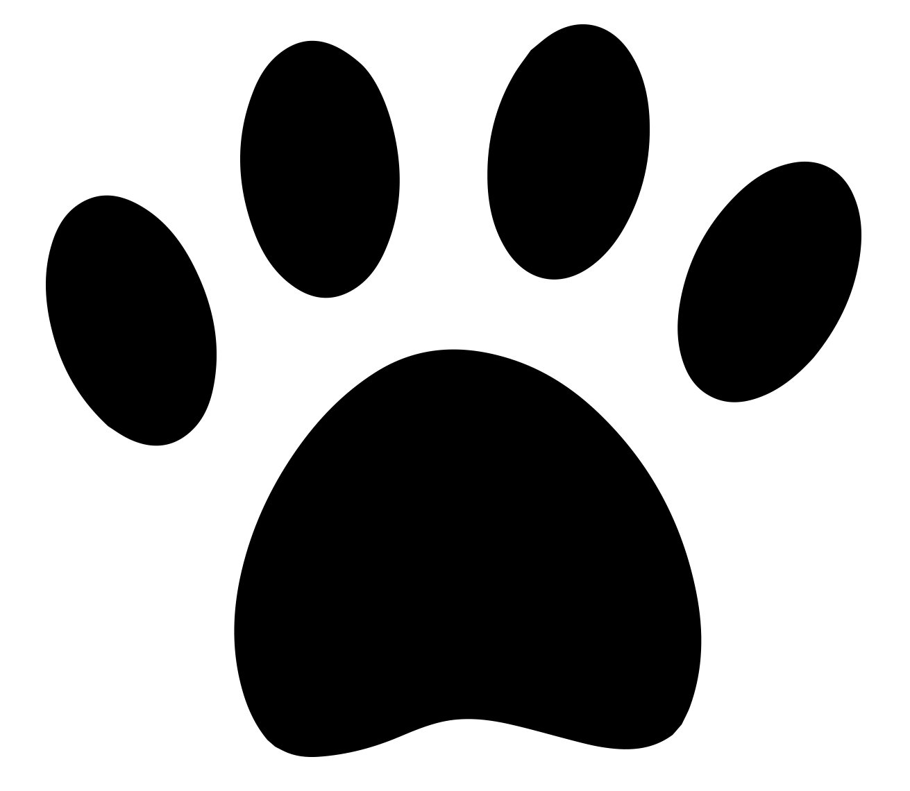 footprint clipart horse