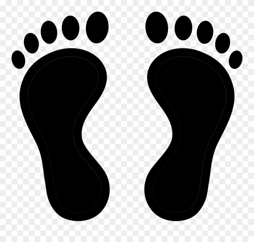 footprints clipart icon