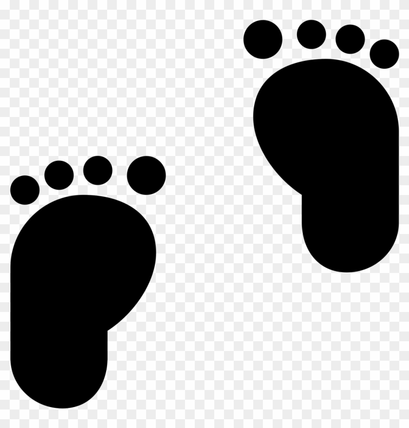 Baby free . Footprint clipart icon