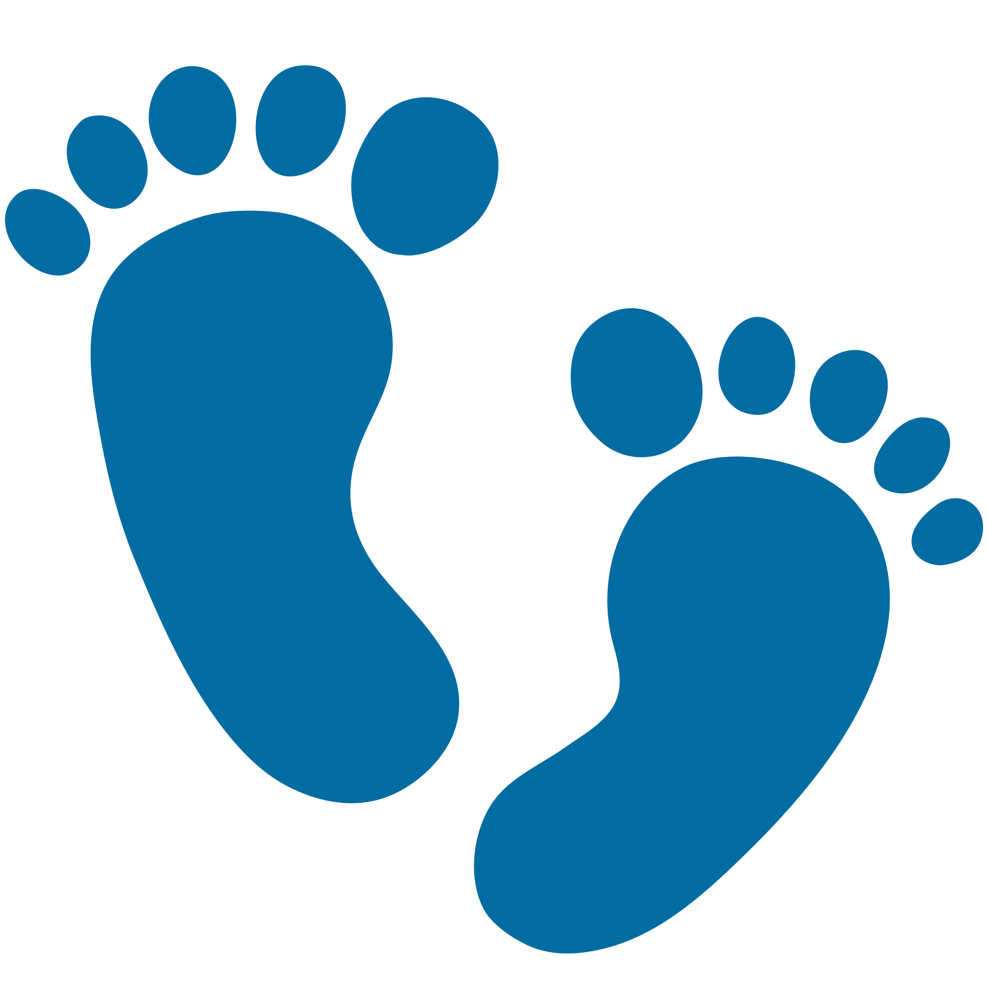 infant clipart footprint
