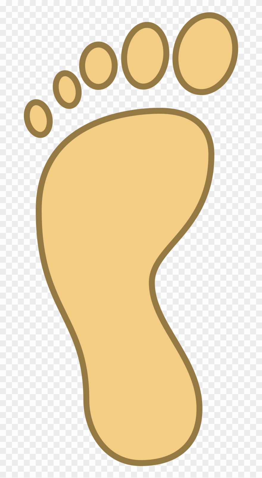 Foot png download . Footprint clipart pathway
