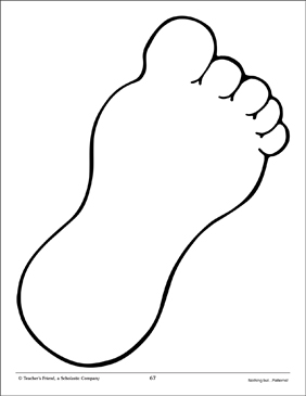 footprint clipart pdf