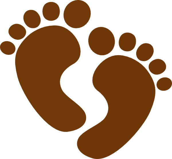 Footprint clipart sandal. Baby feet clip art