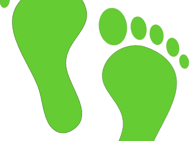 footprints clipart red