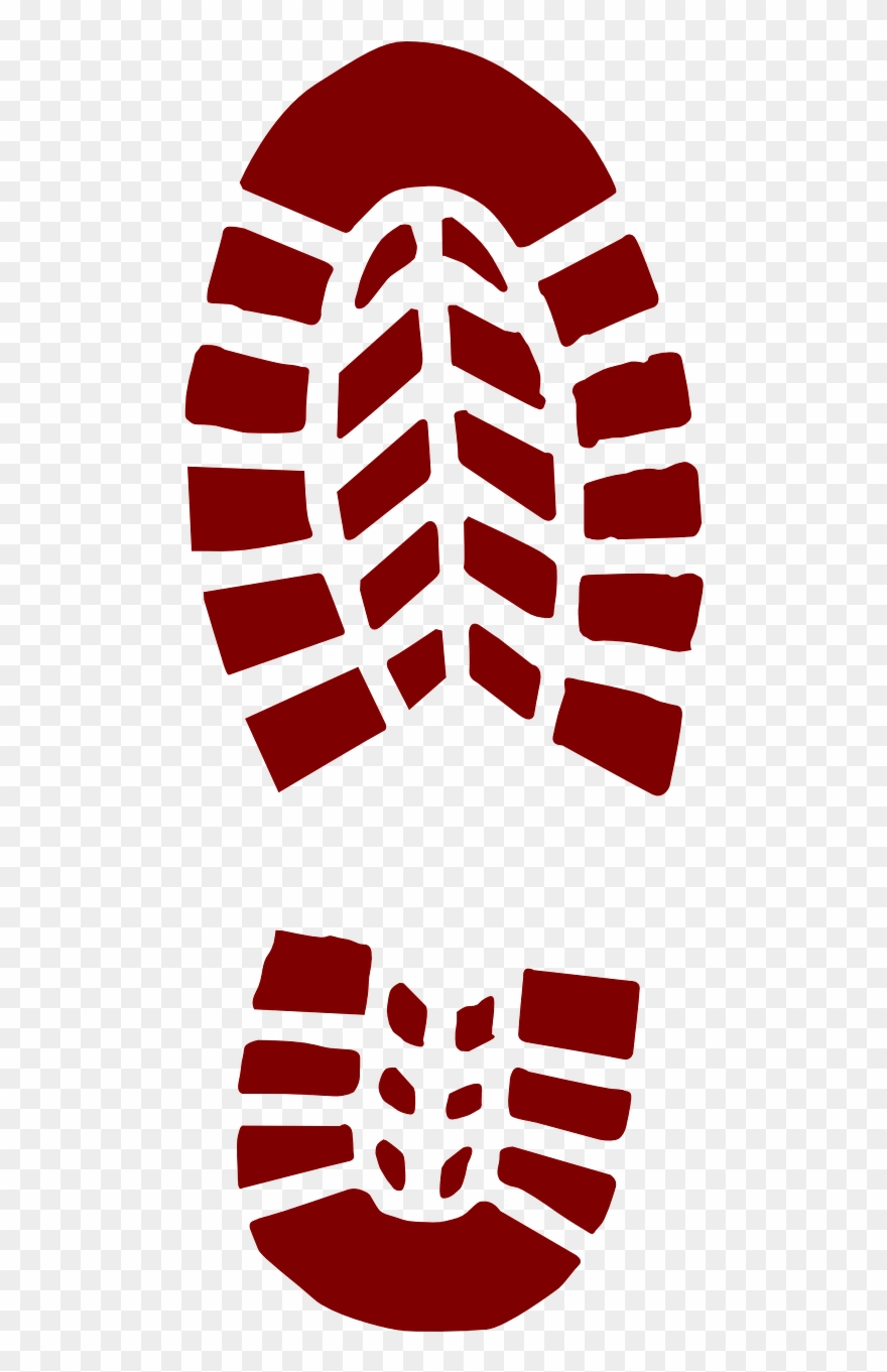 Footprint clipart shoe print. Boot png image 