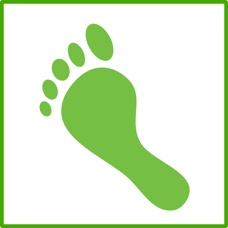 footprint clipart svg