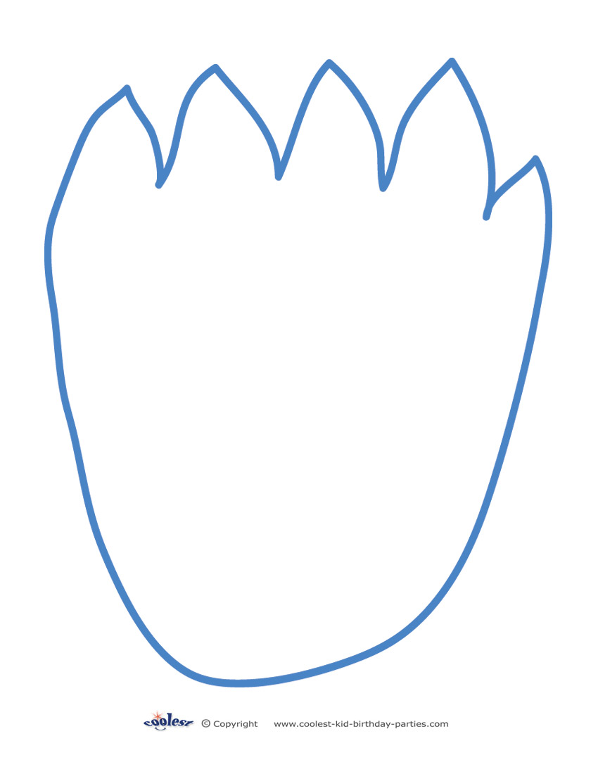 footprint clipart triceratop