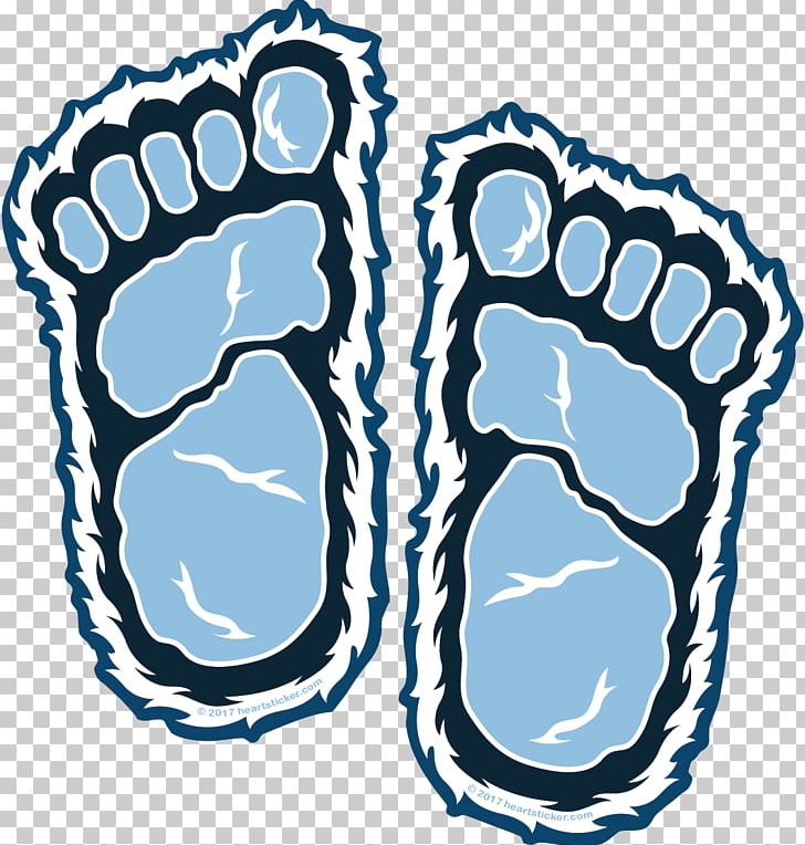 footprint clipart yeti