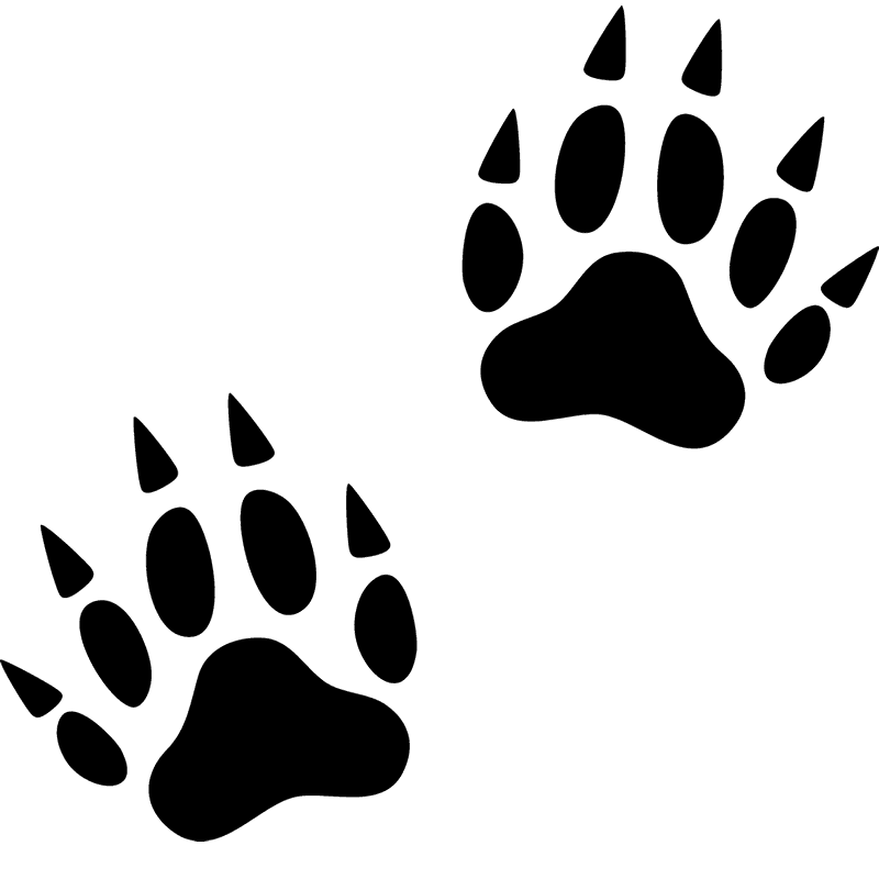 paw clipart wolverine