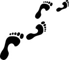 Footsteps clipart. Search results for clip