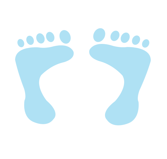 Free footprints download clip. Footsteps clipart baby boy