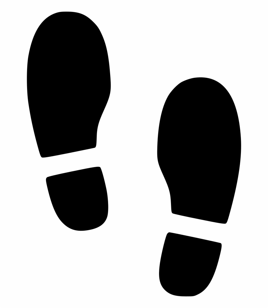 Shoes foot svg marauders. Footsteps clipart first step