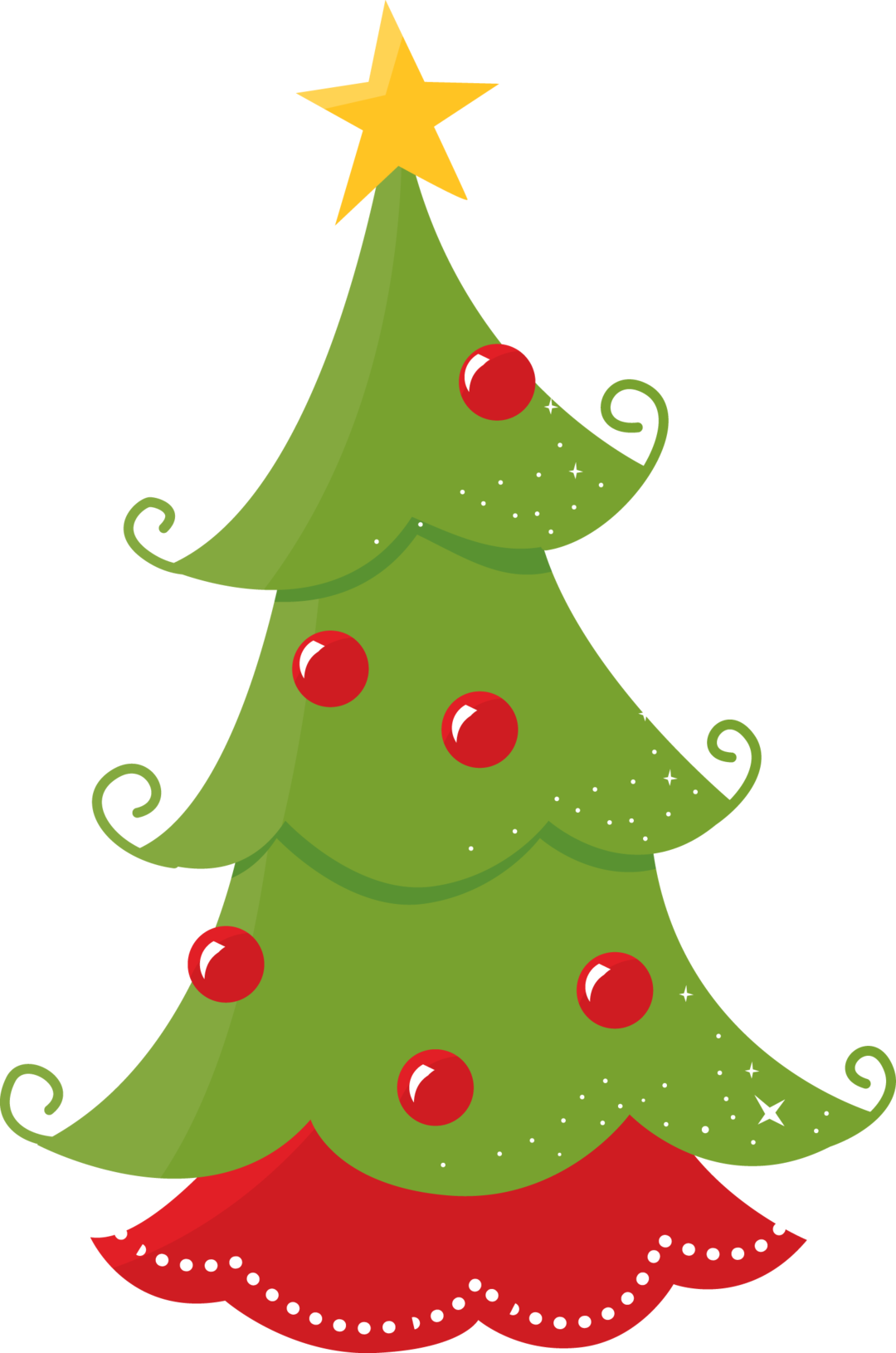 forest clipart christmas tree