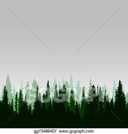 forest clipart coniferous forest