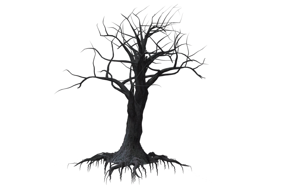 Forest tree drawing at. Rat clipart spooky