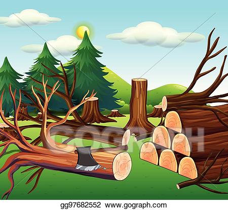 outdoors clipart woods