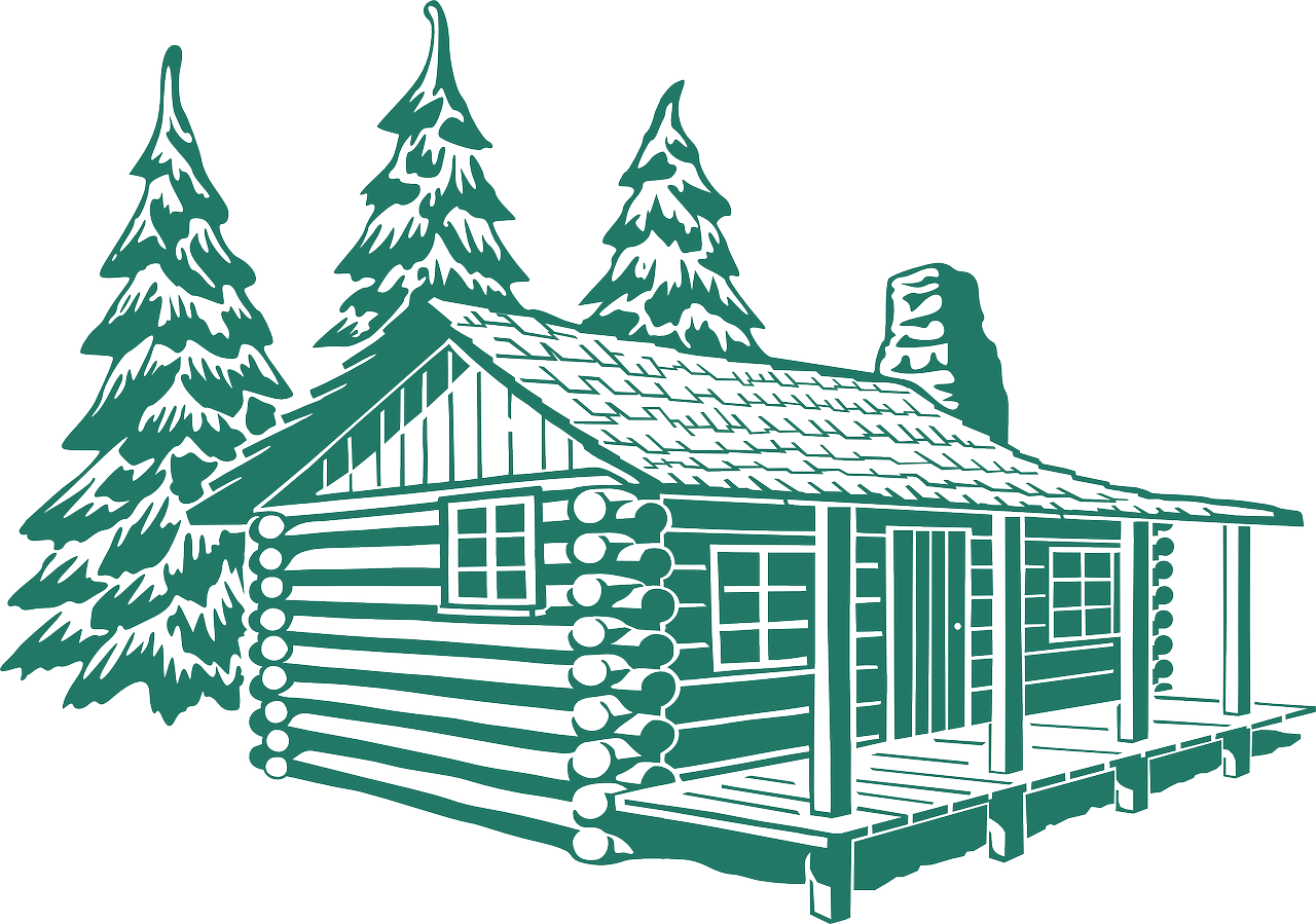 hut clipart forest