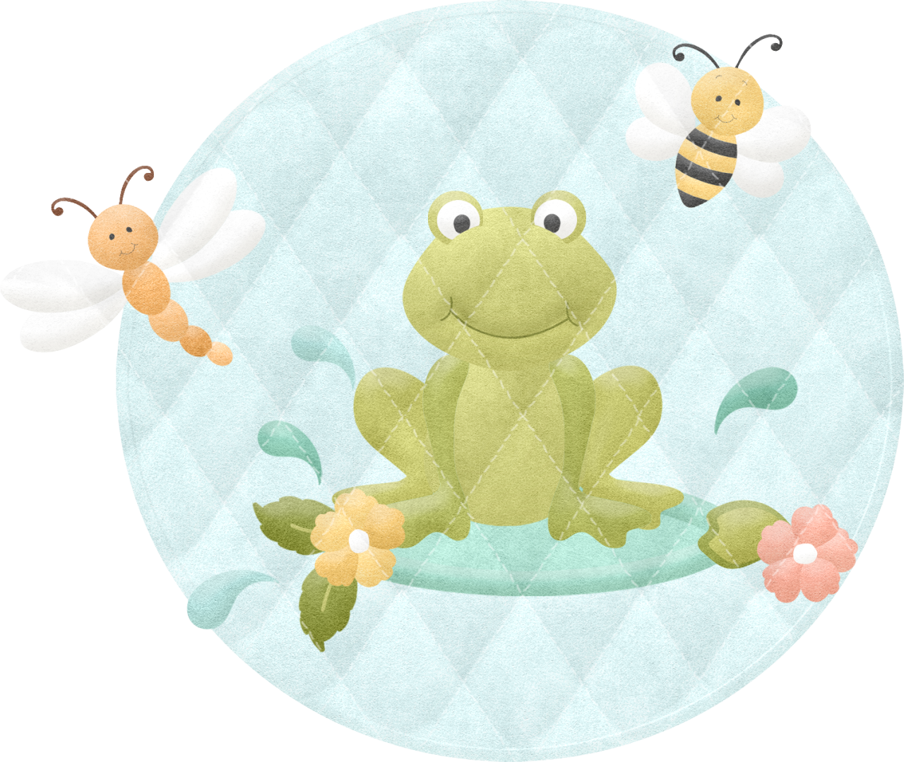 forest clipart pond