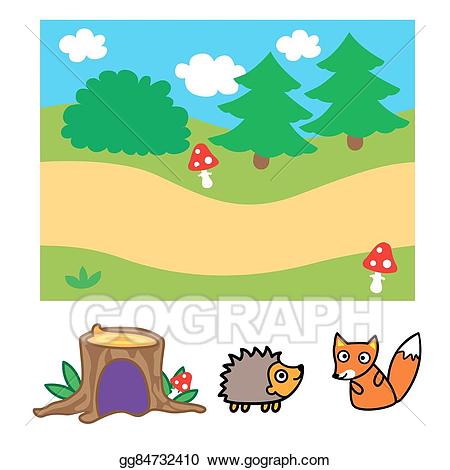forest clipart simple