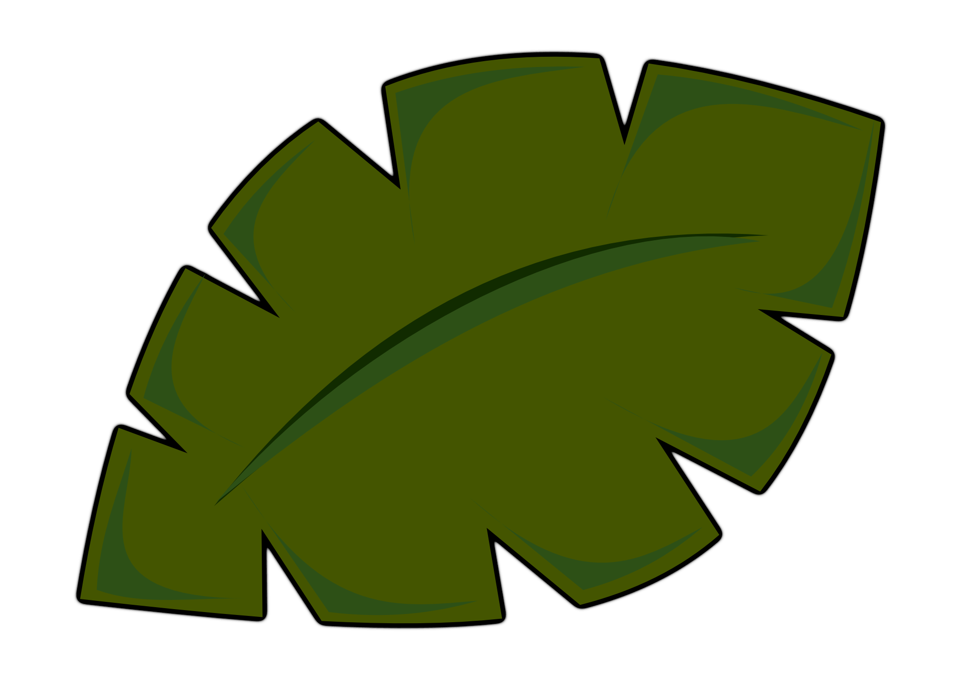 leaf clipart rainforest