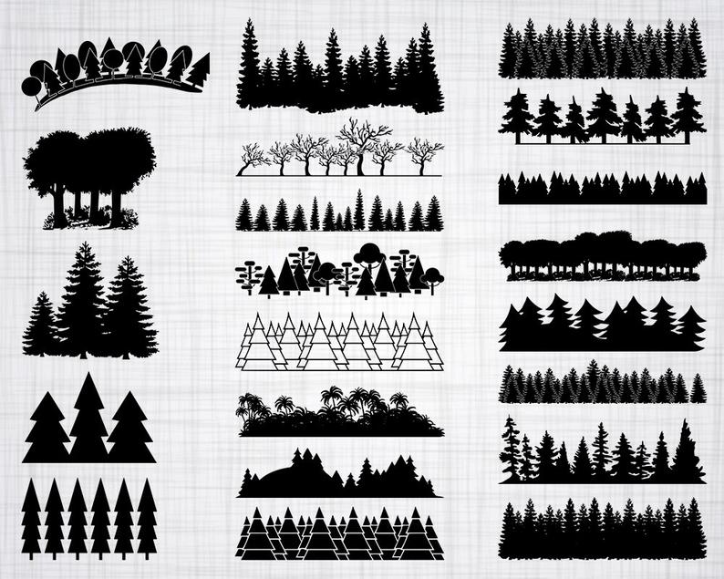 forest clipart woods