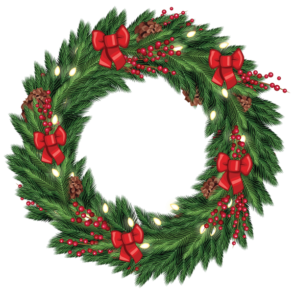 forest clipart wreath