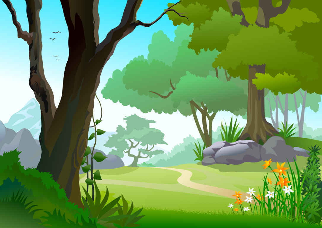 background clipart forest
