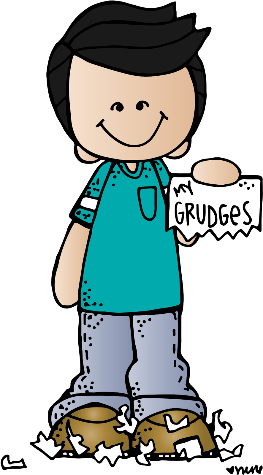 forgiveness clipart boy