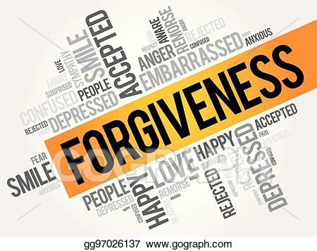 forgiveness clipart forgiveness word