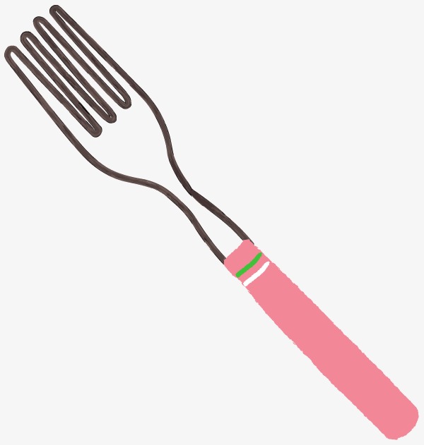 Fork clipart. Tableware cartoon png image