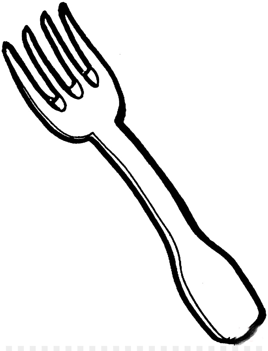 Knife spoon coloring book. Fork clipart