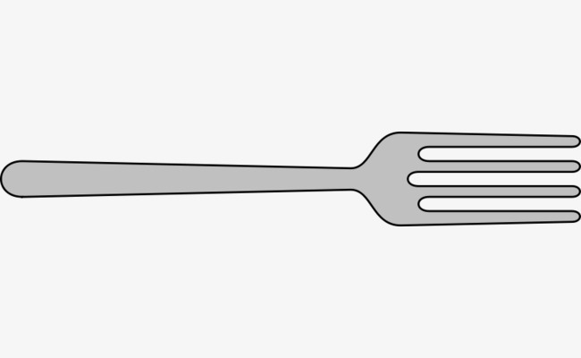 Grey cartoon gray png. Fork clipart