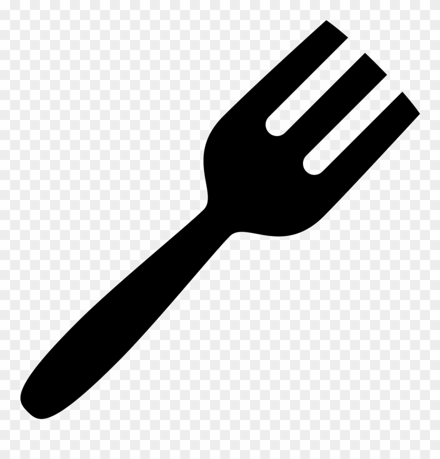 fork clipart black