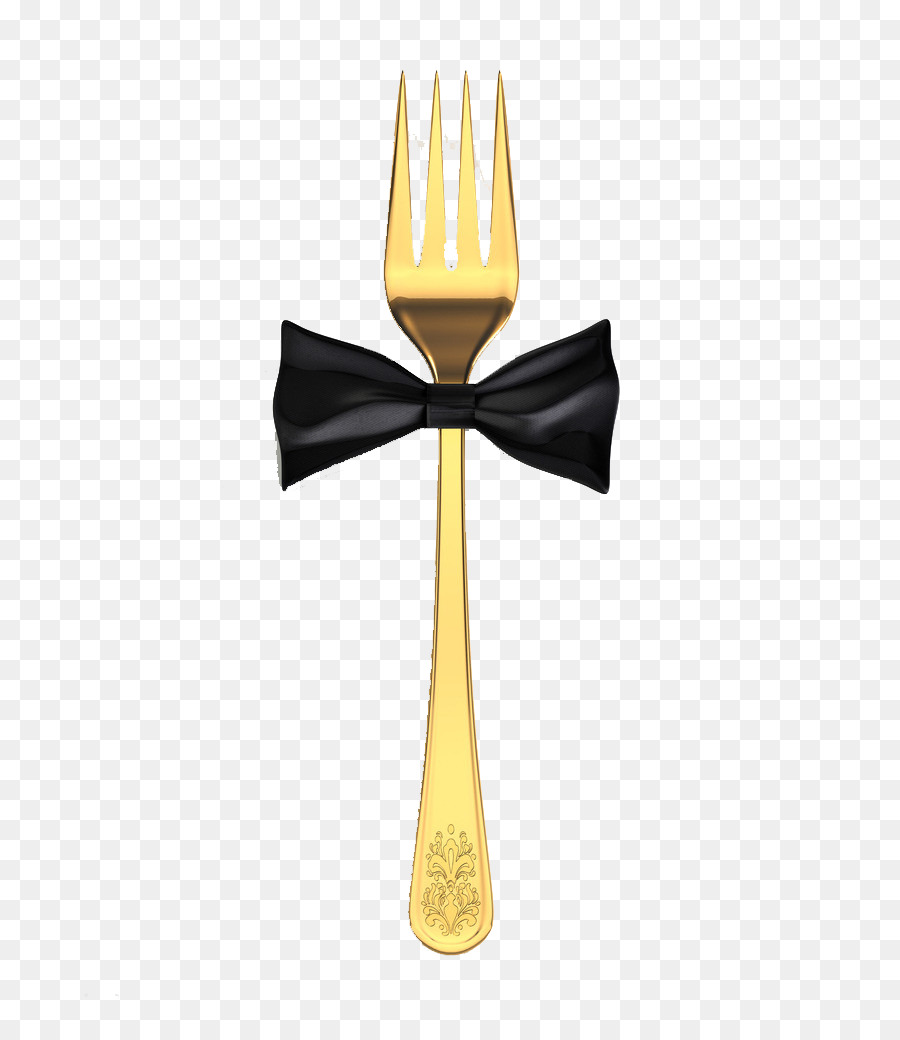Fork clipart gold fork. Download golden bow forks