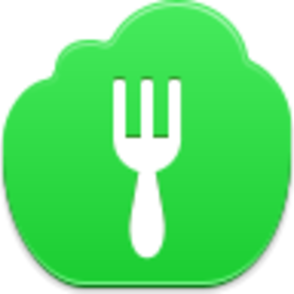 fork clipart green fork
