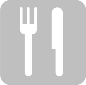fork clipart grey