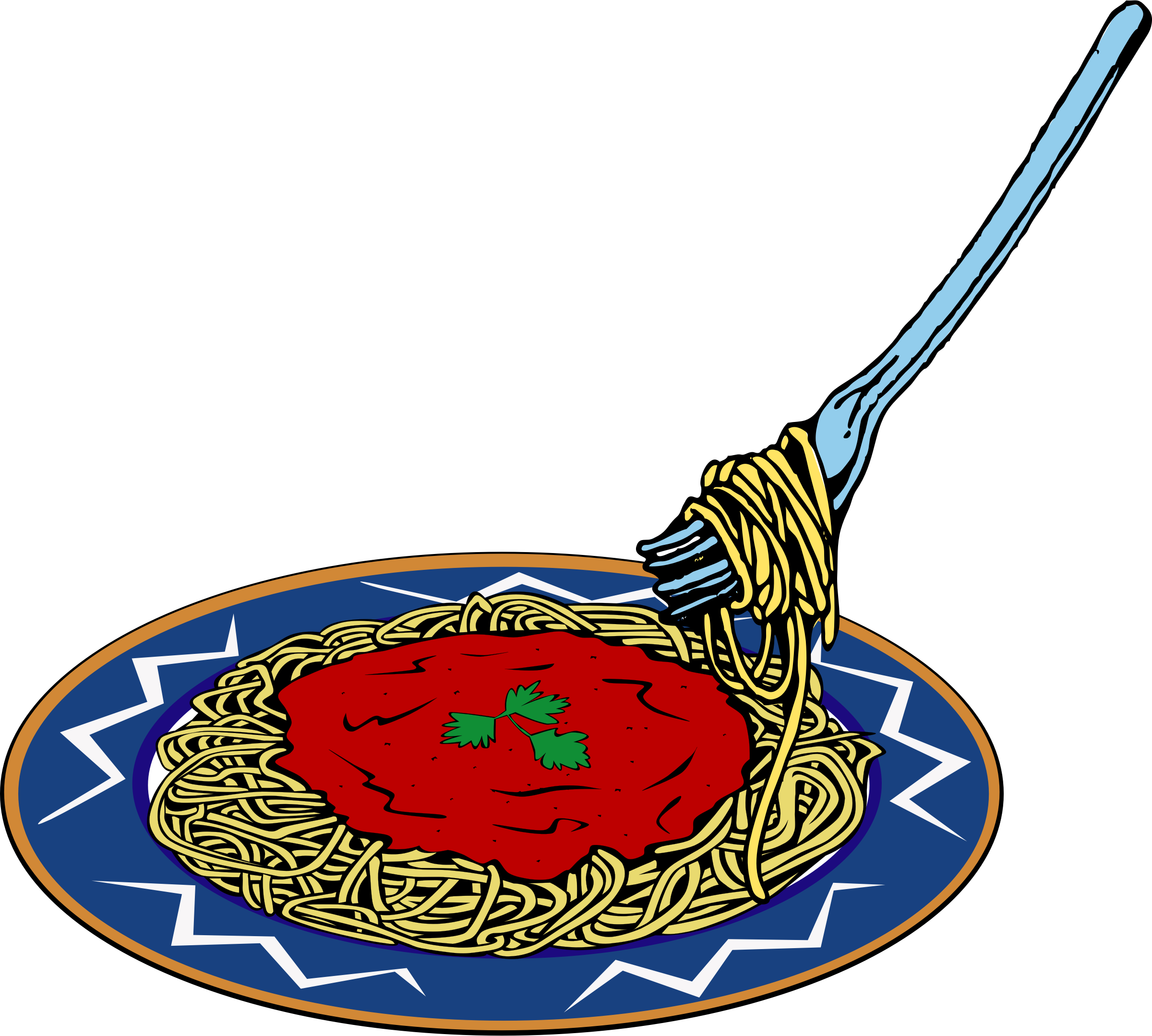 fork clipart pasta clipart