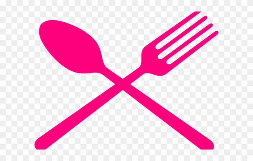 fork clipart pink