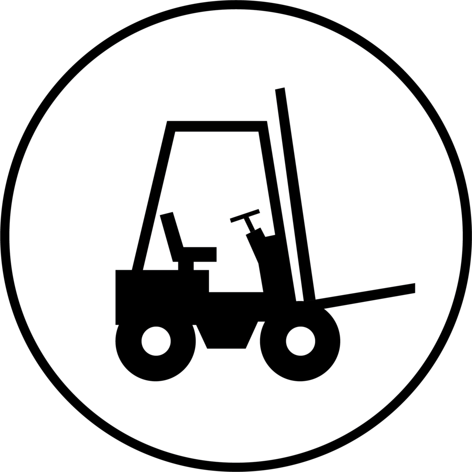forklift clipart drawing
