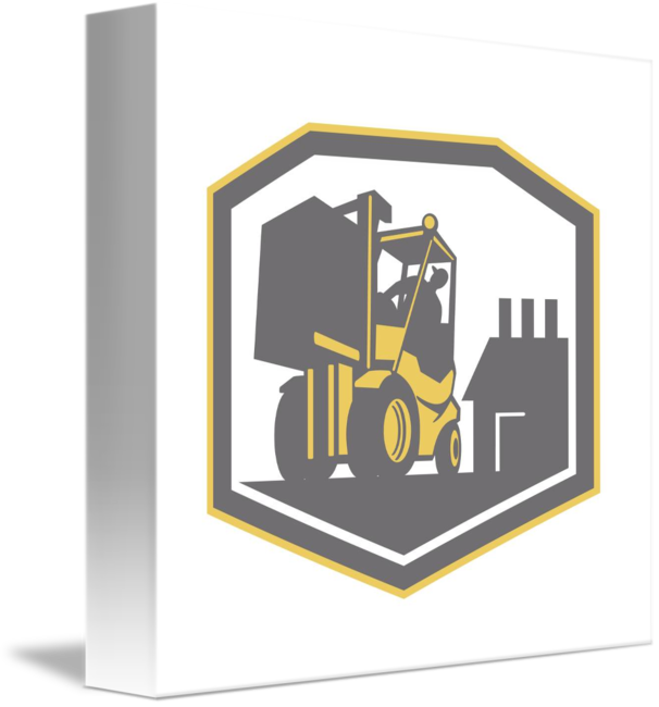 forklift clipart warehouse worker