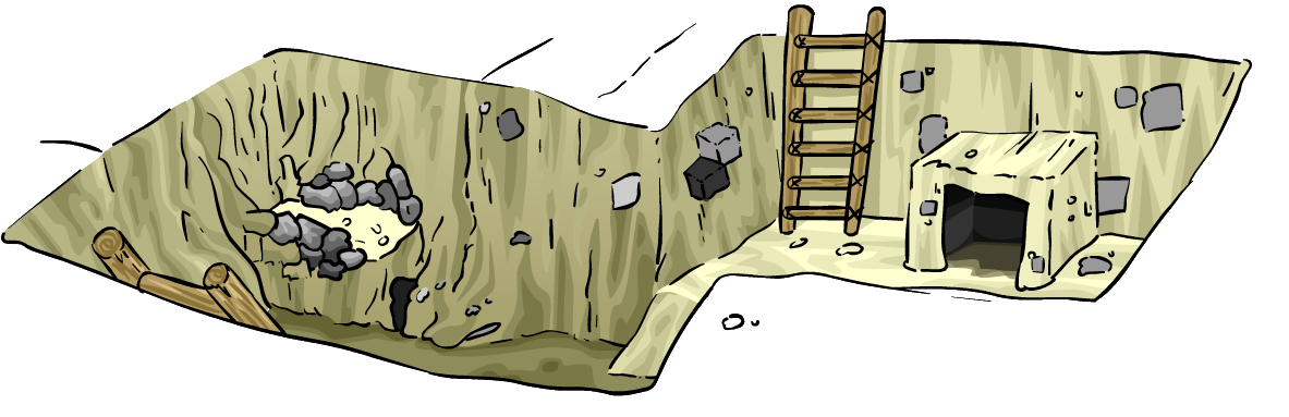 fossil clipart archaeological dig