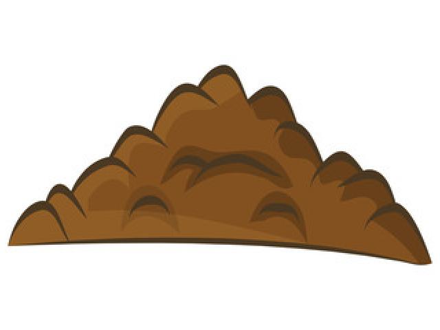 fossil clipart in ground